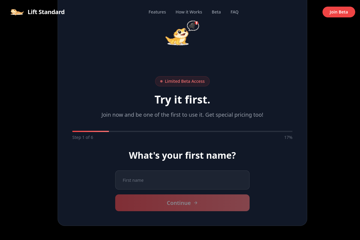LiftStandard screenshot