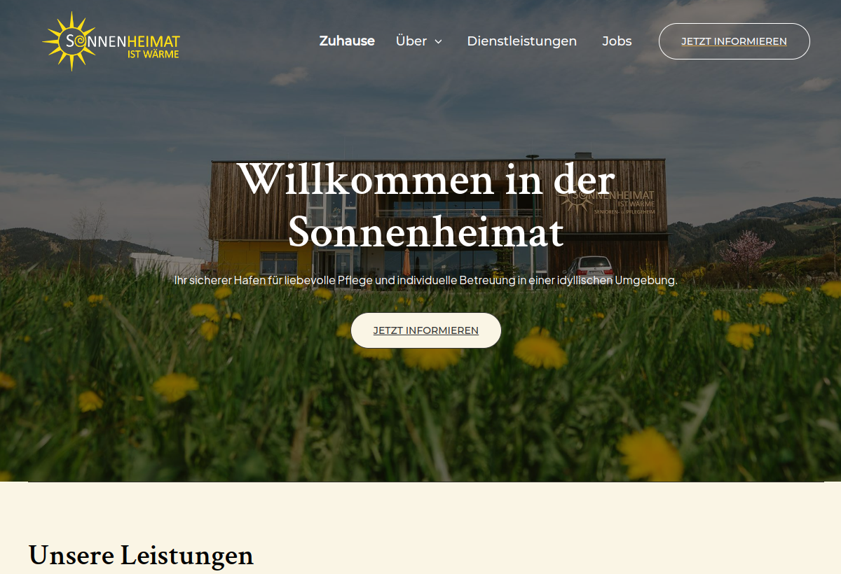 Vorschau der Website Sonnenheimat