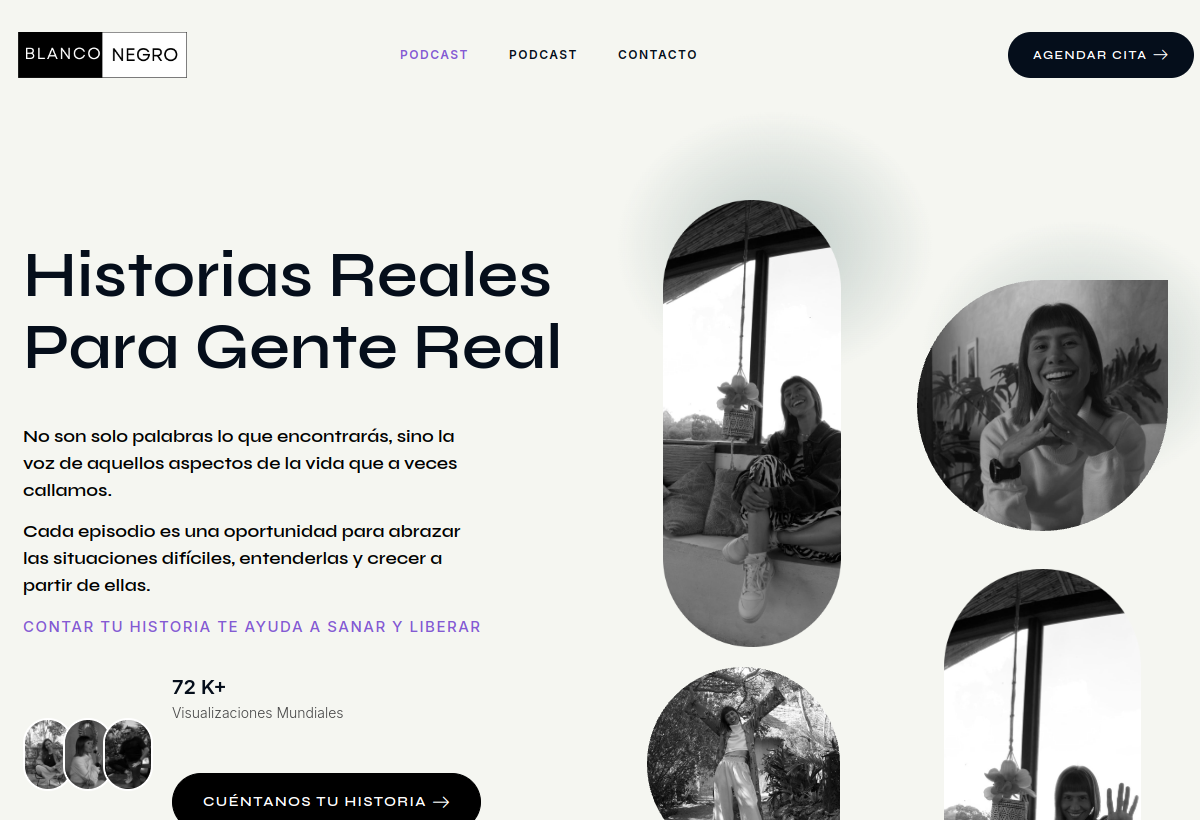 Captura del proyecto Blanco Negro