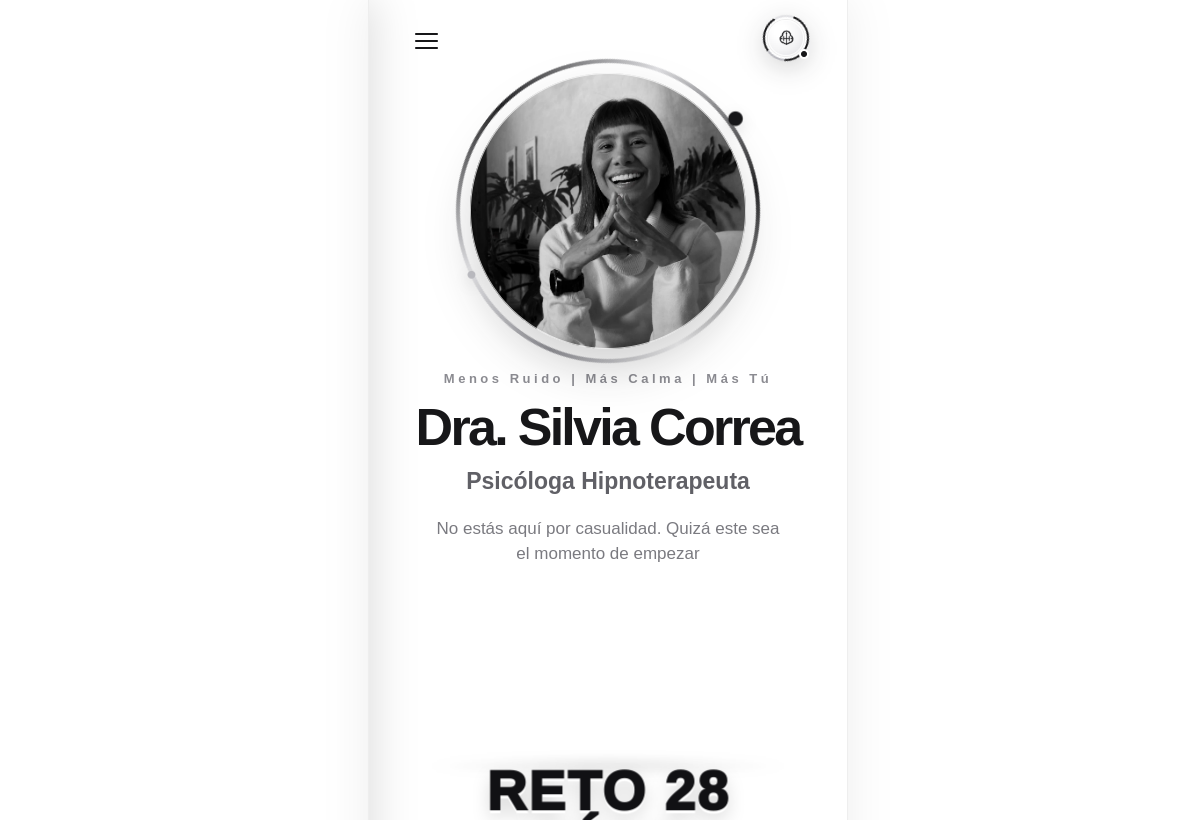 Captura del proyecto Dra. Silvia Correa