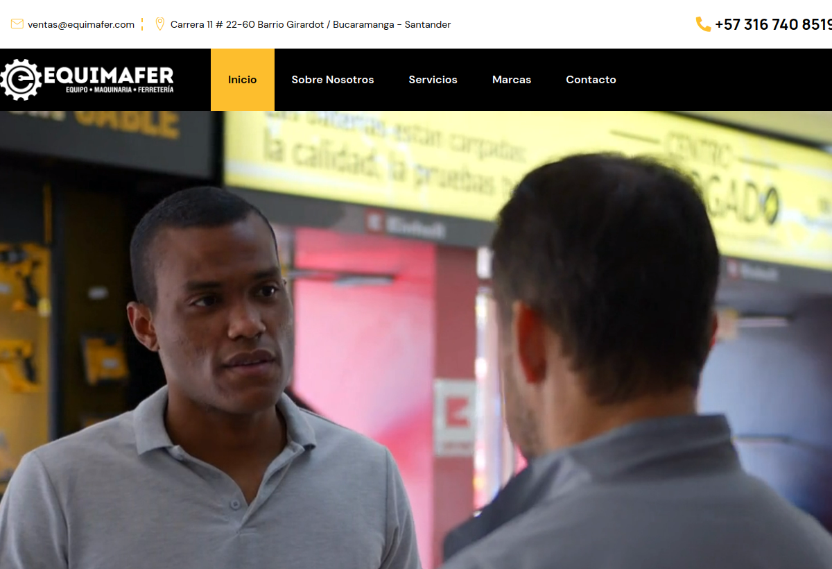 Captura del proyecto Equimafer