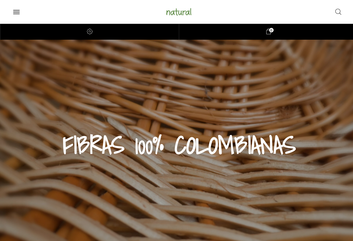Captura del proyecto Natural Artesanías