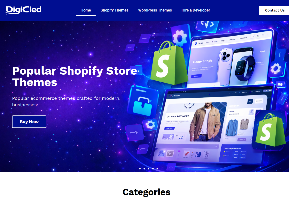 Digicied - WordPress site by Hamayoun Babar