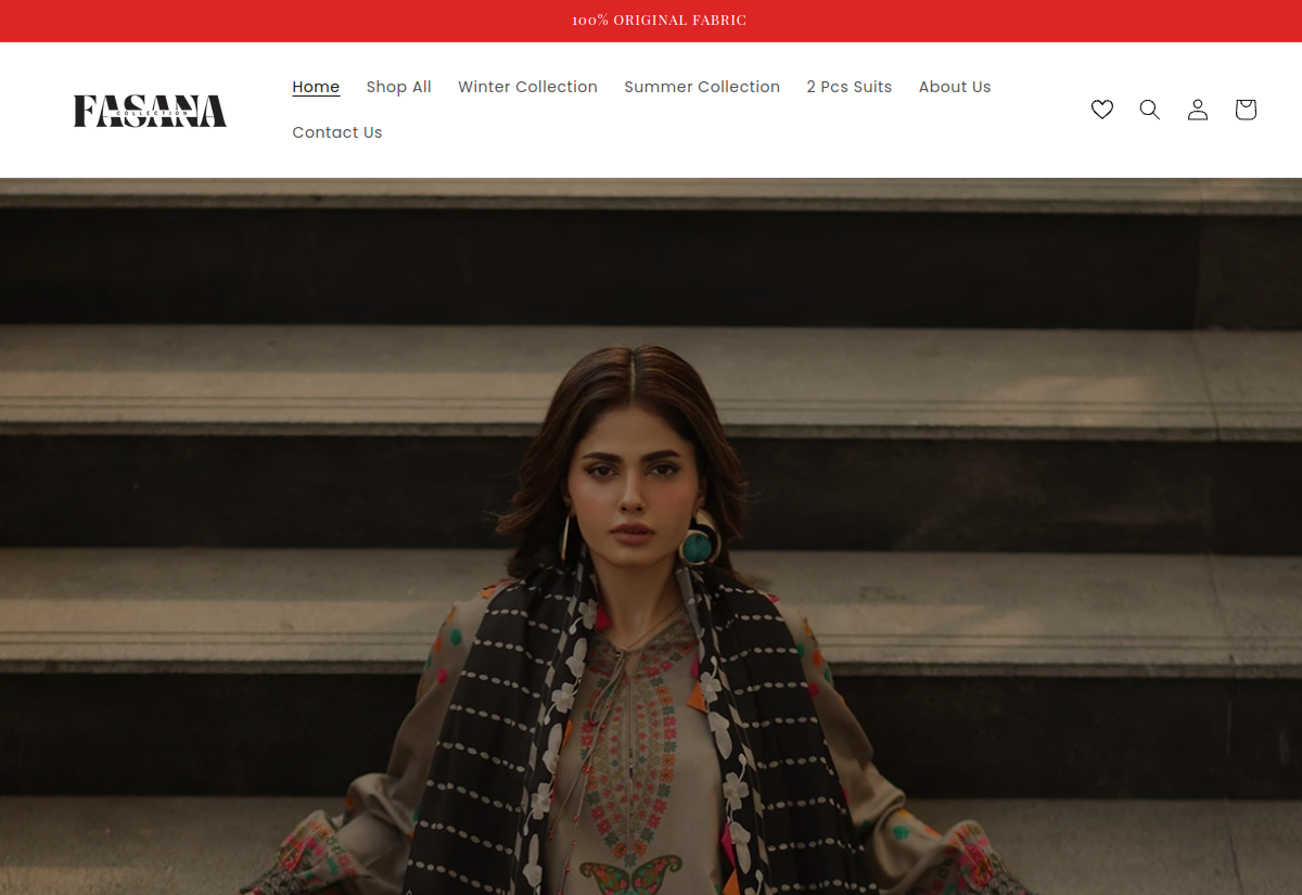 Fasana Collection - Shopify store by Hamayoun Babar