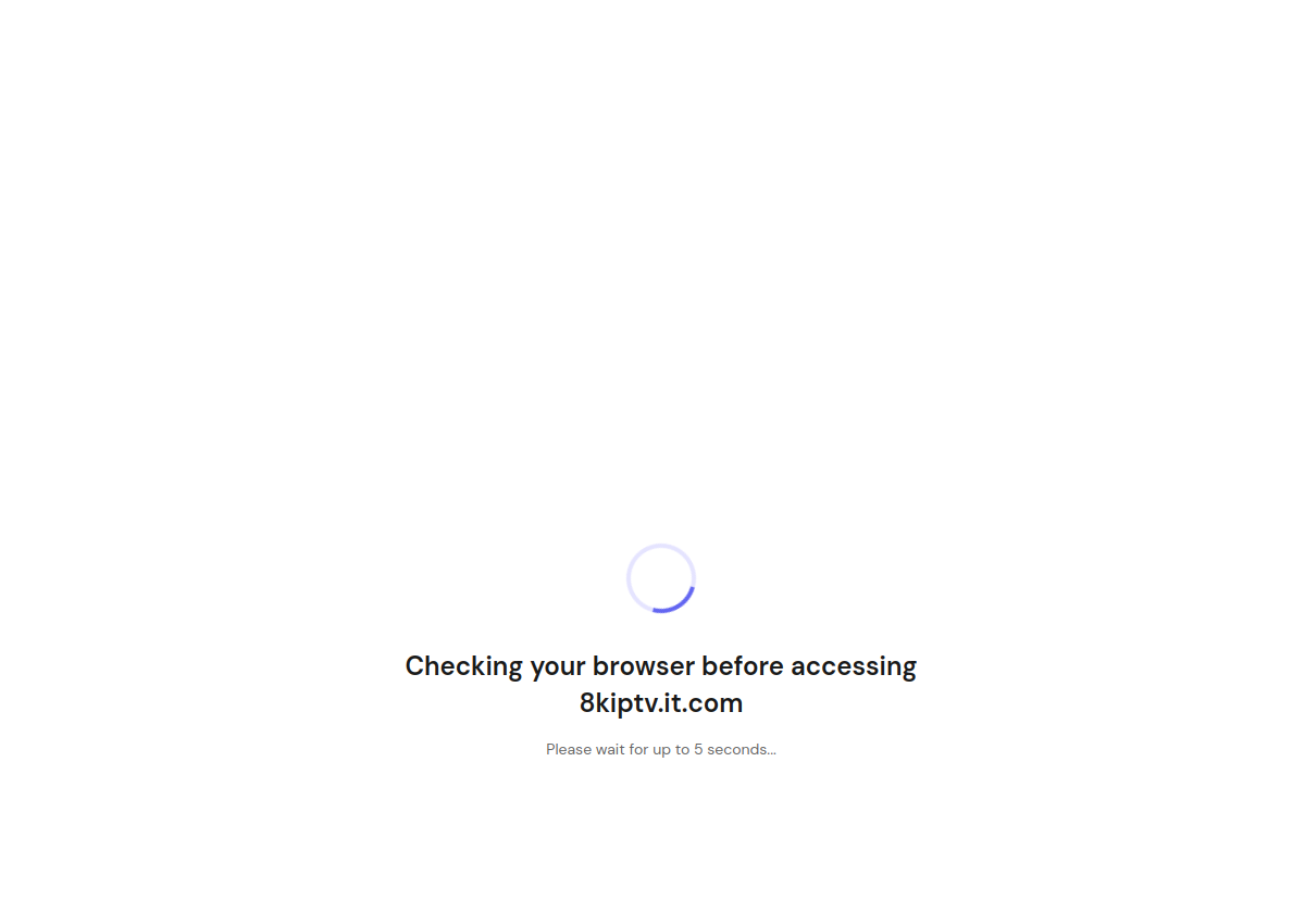 Website screenshot preview of the 8K IPTV Service homepage, captured October 6, 2026