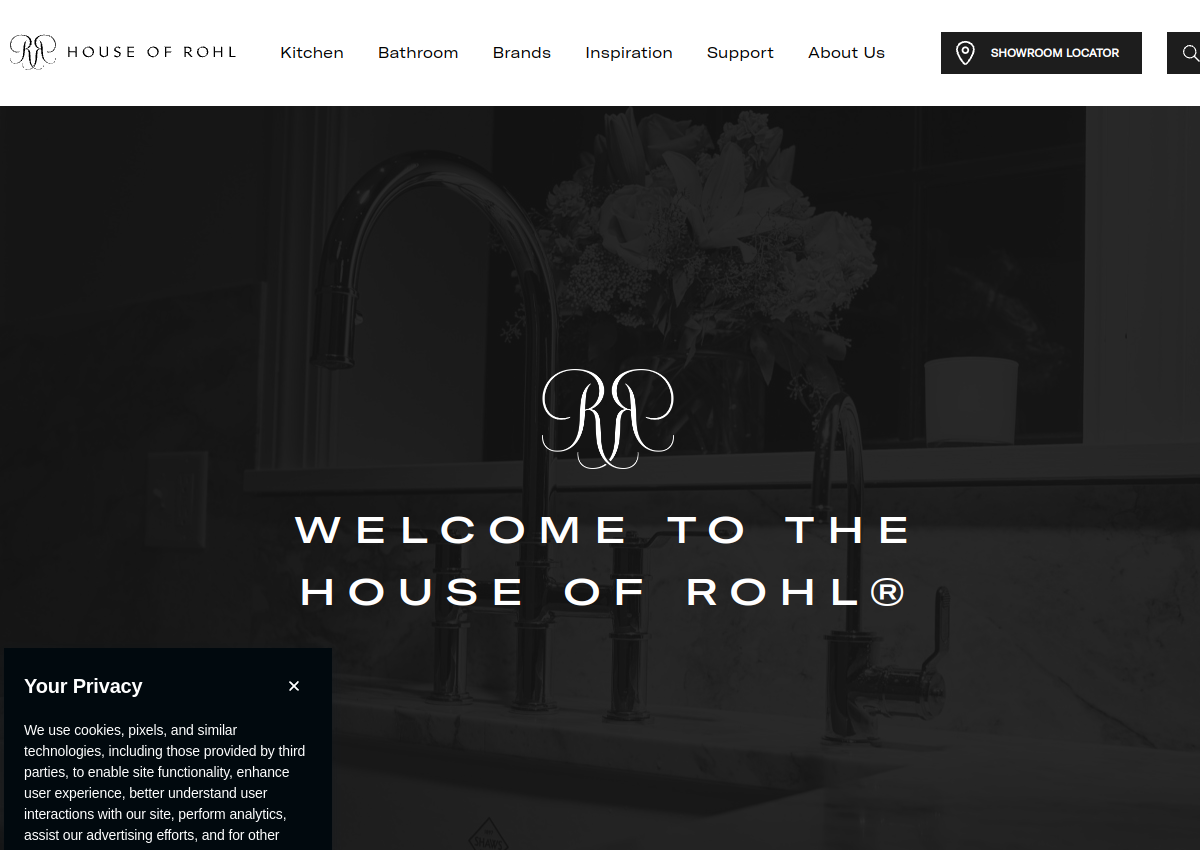 House of Rohl website preview