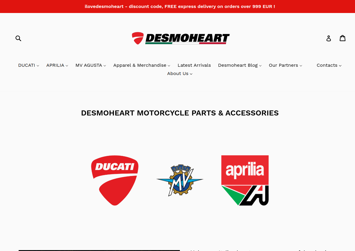 Desmoheart website preview