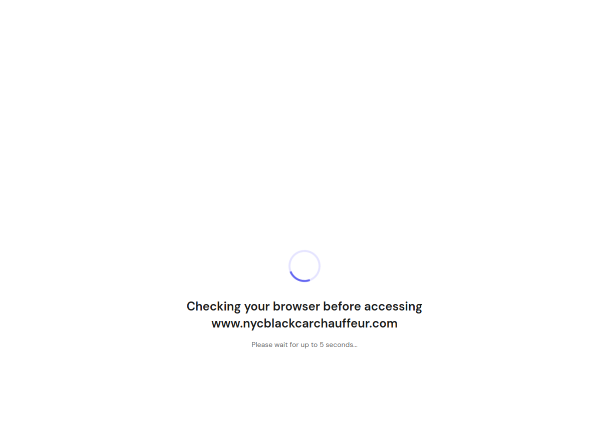 NYC Black Car Chauffeur website preview