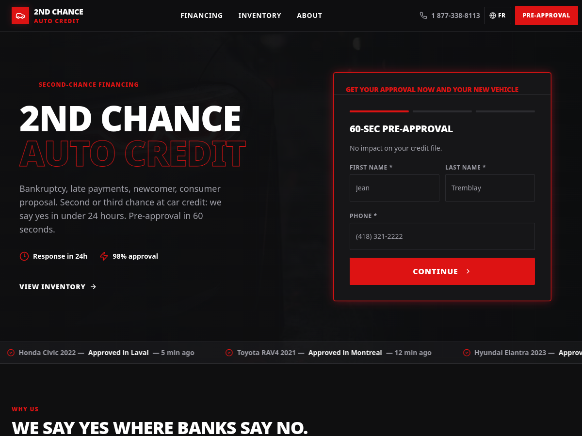 2nd Chance Auto Credit