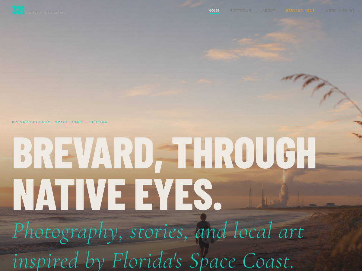 321 Native Photography website preview