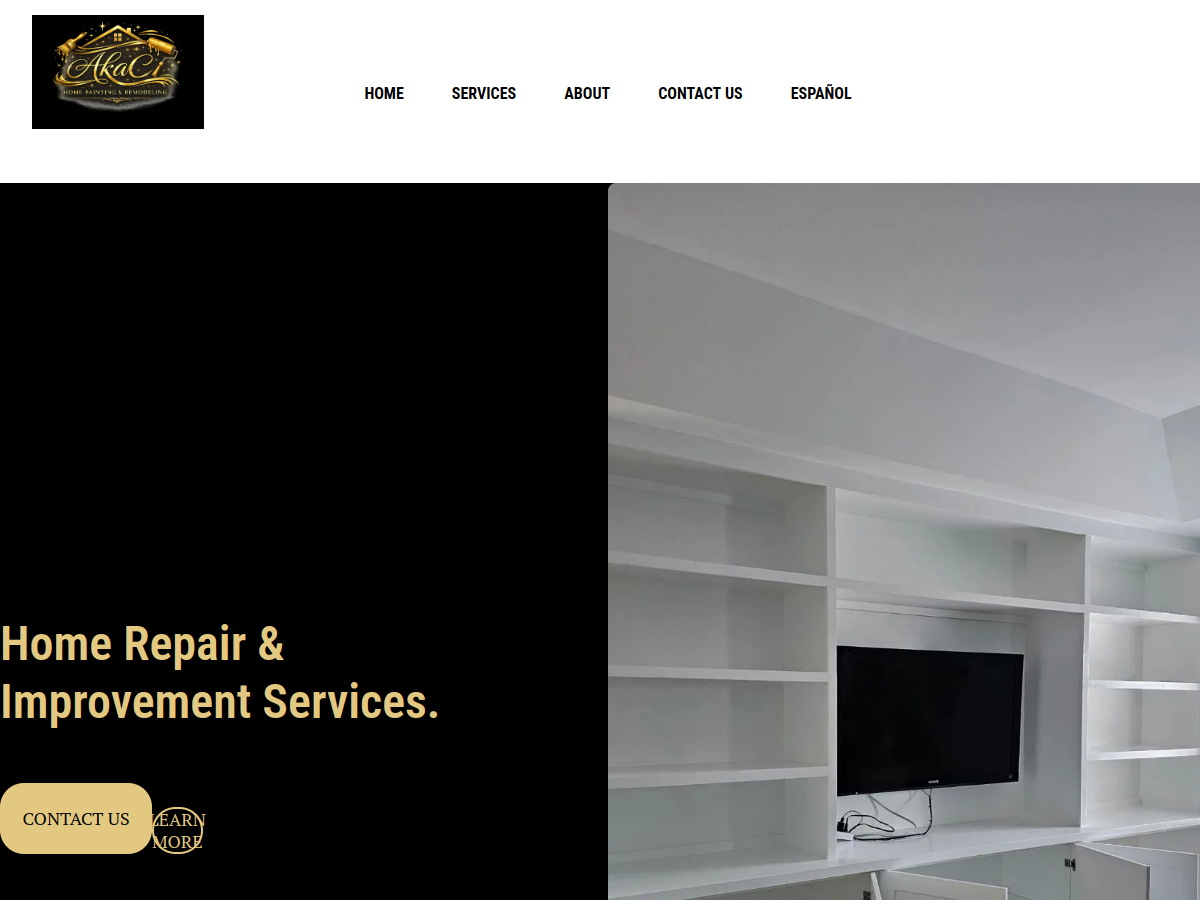 Vista previa del website AKAC