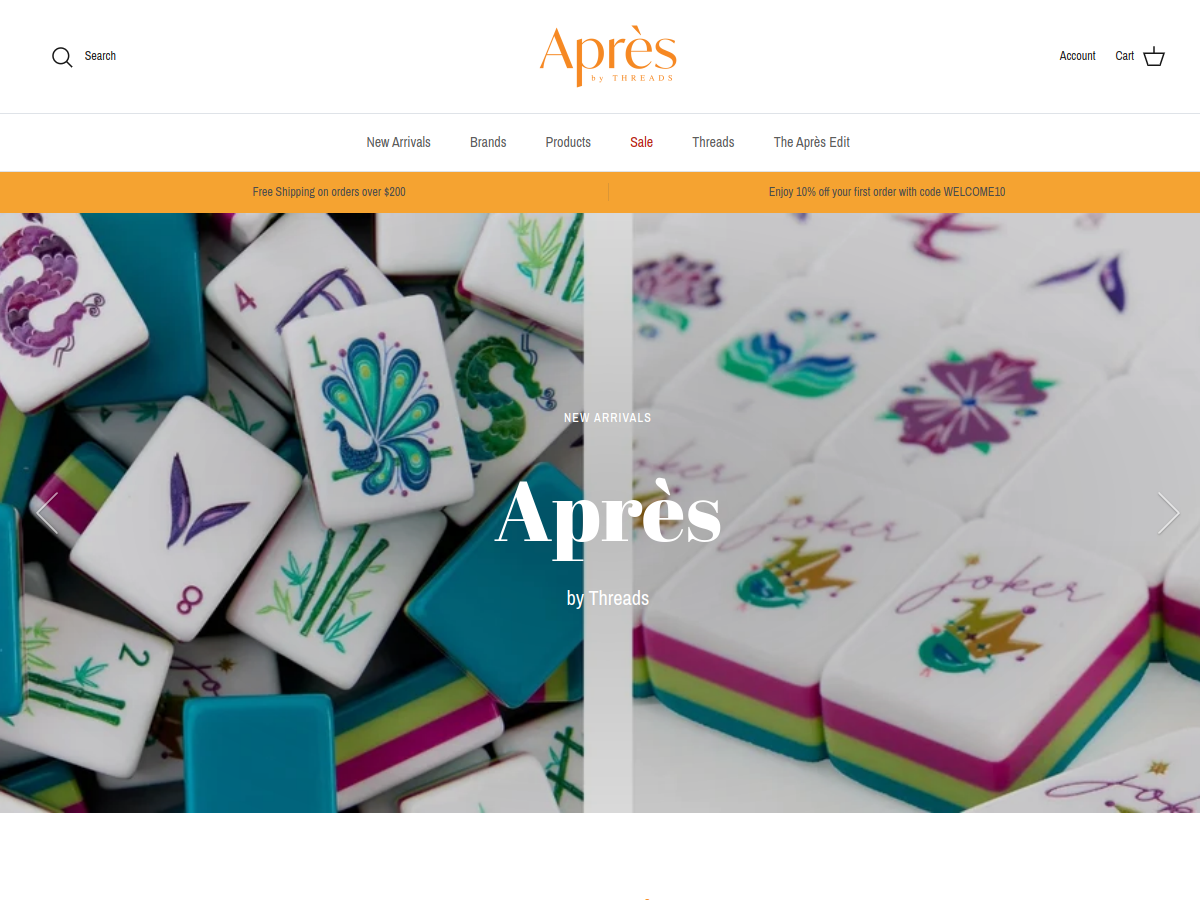 Apres Petoskey homepage preview