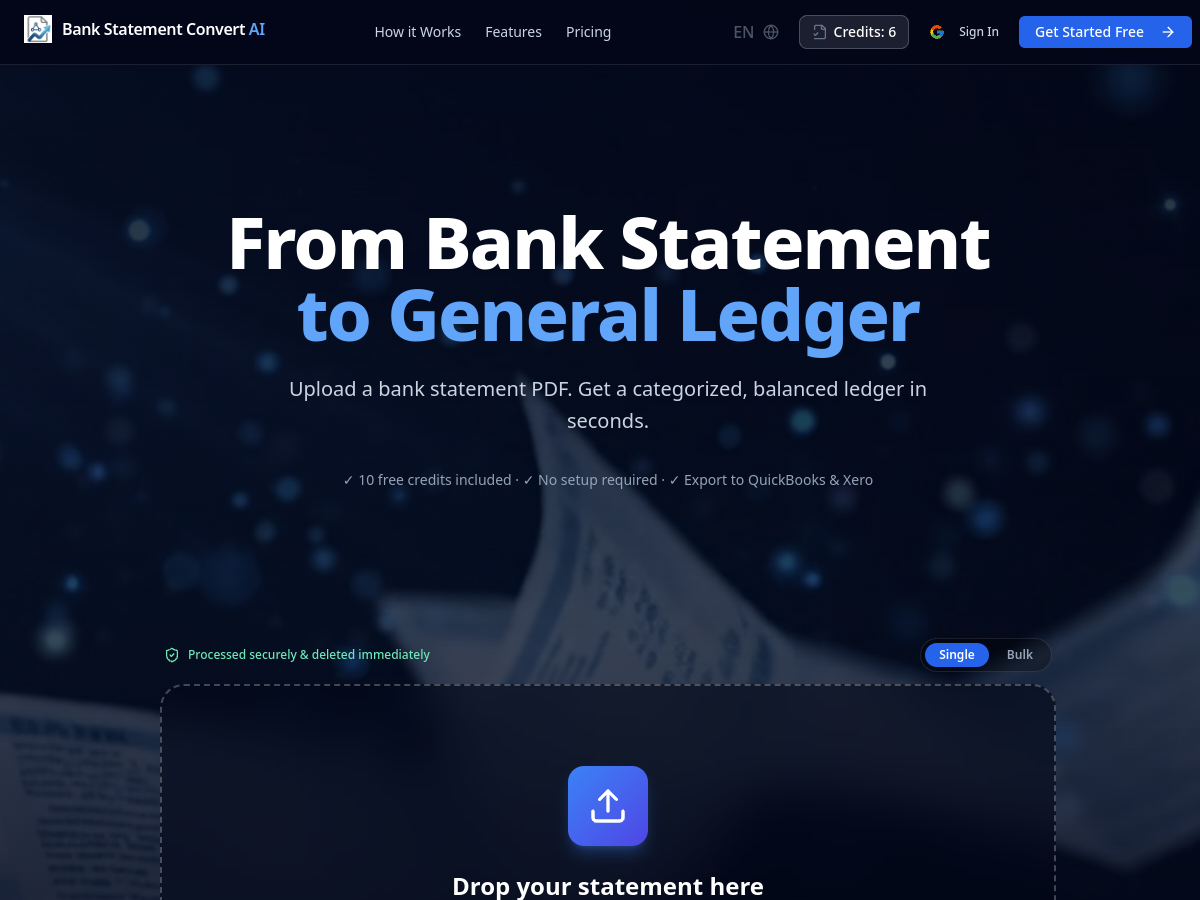 BankStatementConvertAI screenshot 2