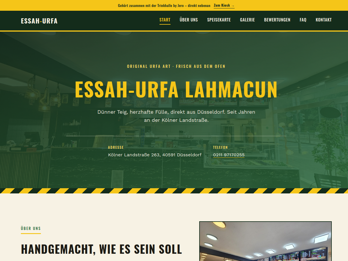 Website Essah Urfa Lahmacun