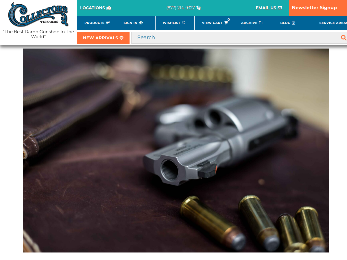 Collectors Firearms website screenshot