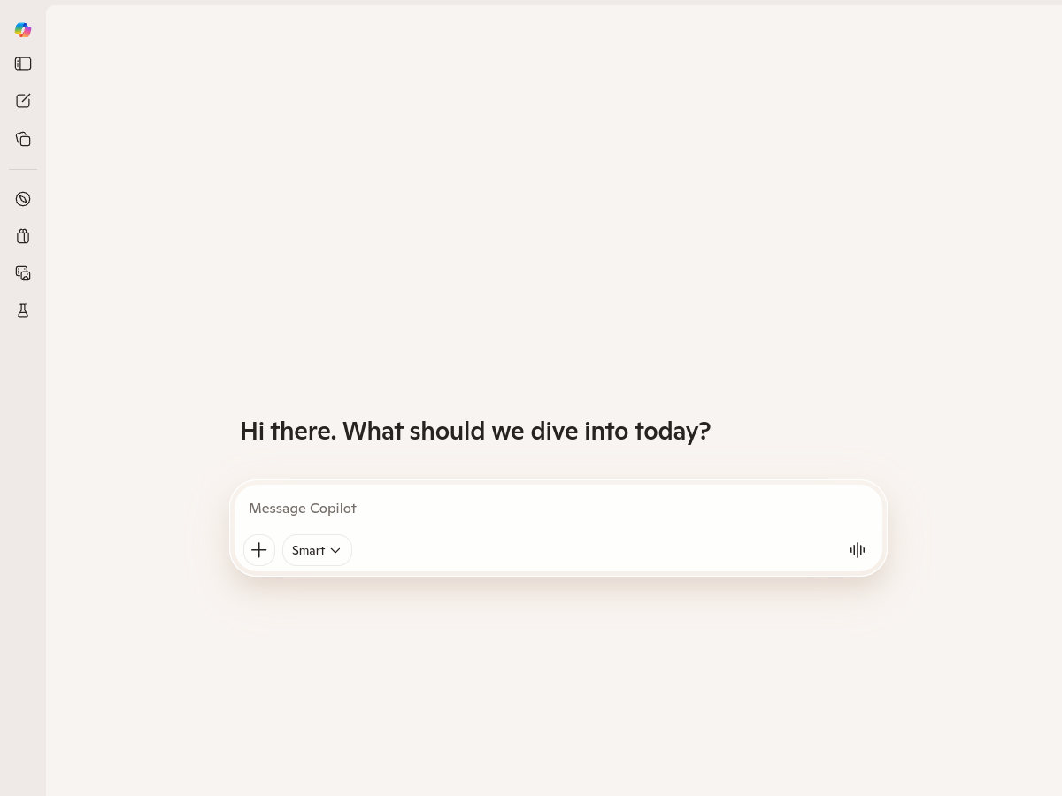 Microsoft Copilot website screenshot