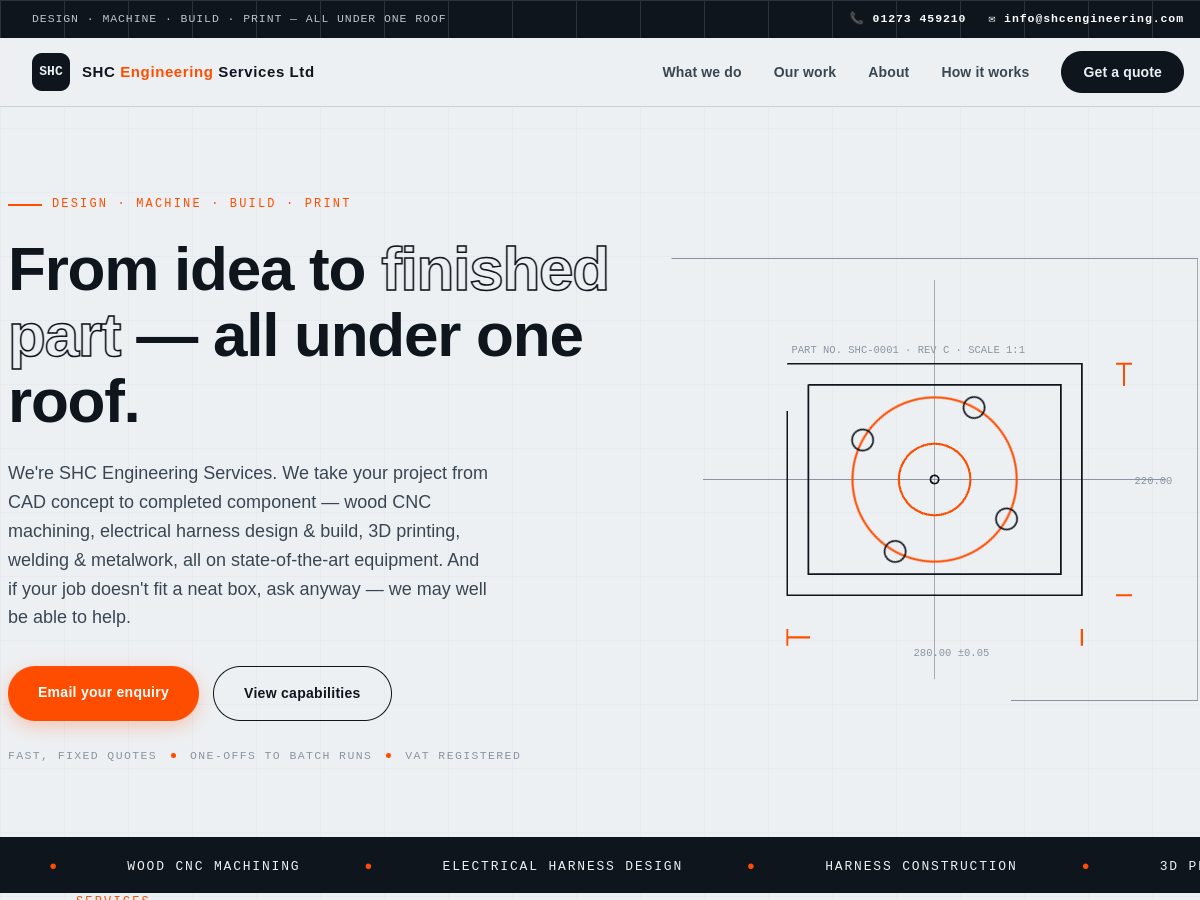 SHC Engineering Services website preview