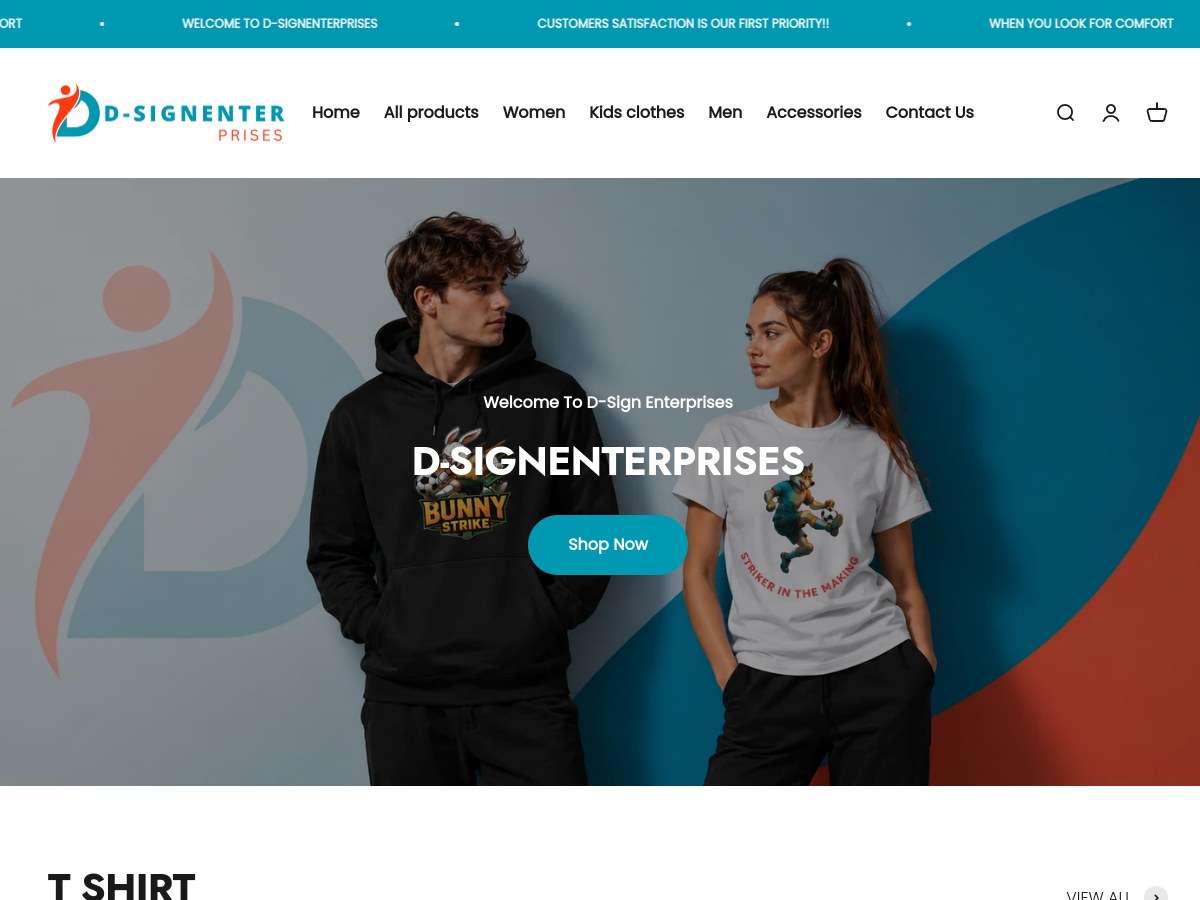 D-Signe homepage preview