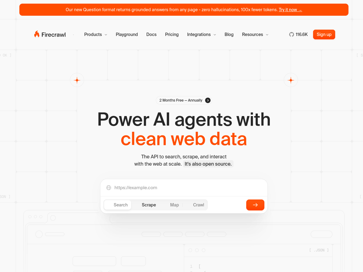Firecrawl website screenshot
