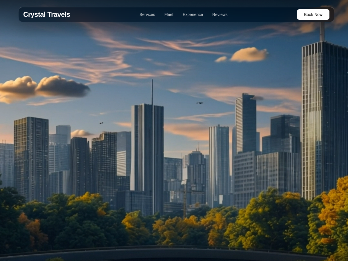Crystal Tours & Travels Website Design by Veloiz Studios