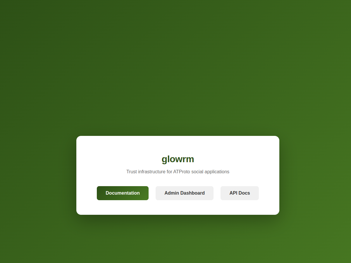 Screenshot of glowrm.tech