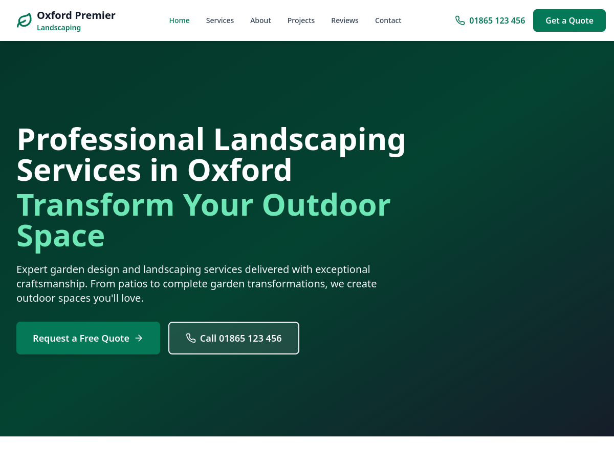 High-Converting Landing Page - Digital marketing project showcase