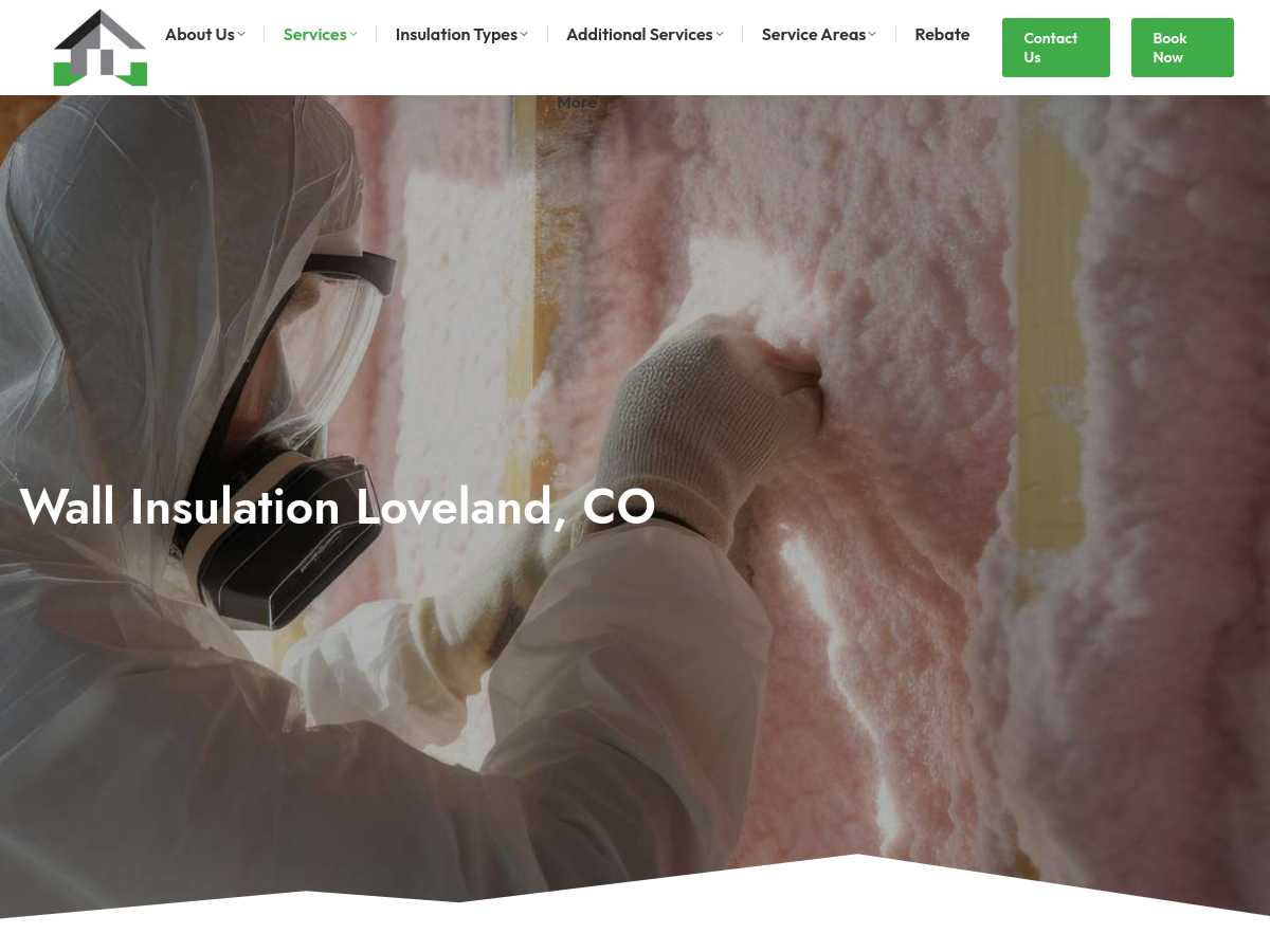 Insulation Pros of Colorado website screenshot