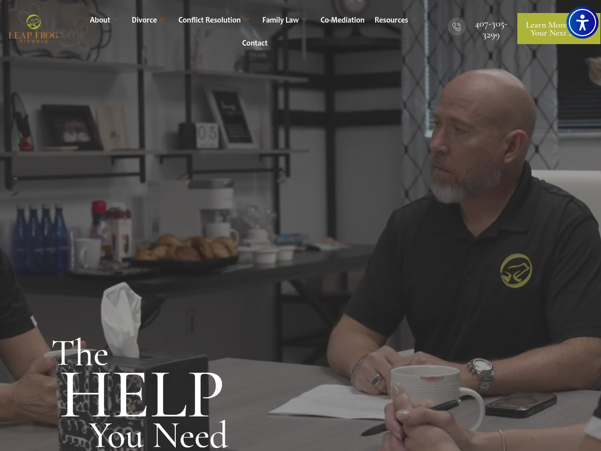 leapfrogdivorce.com website preview