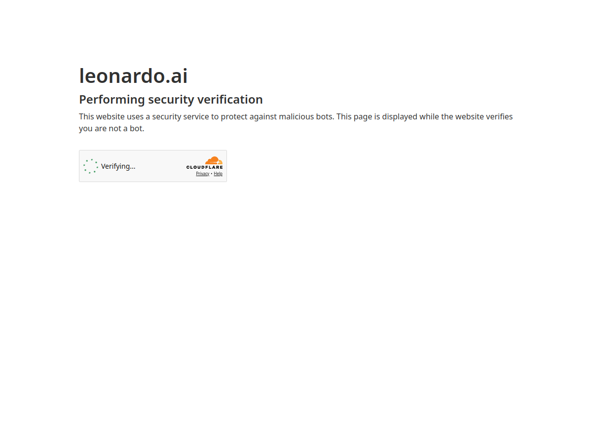 Leonardo AI website screenshot