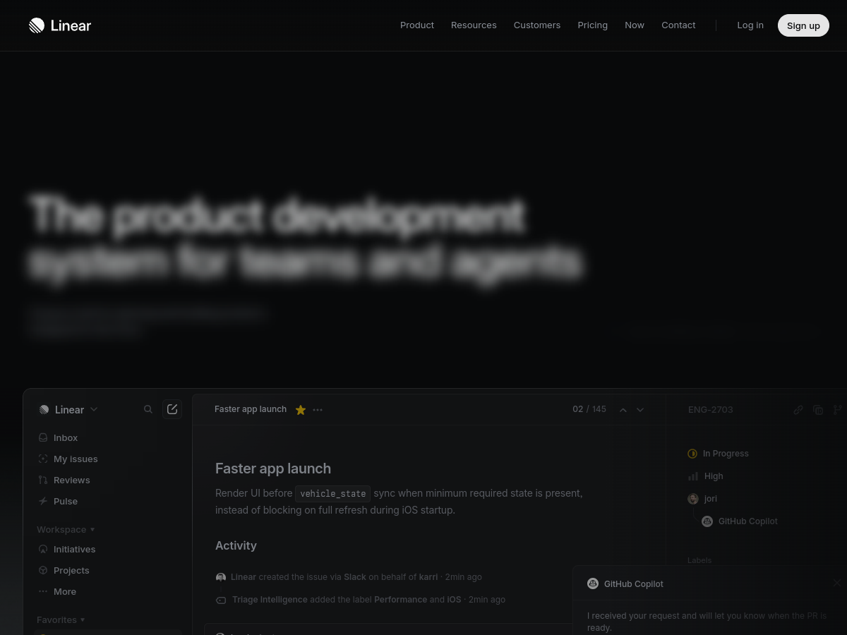 Voorbeeld dark premium webdesign