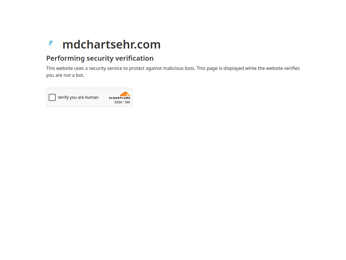 MD Charts website screenshot