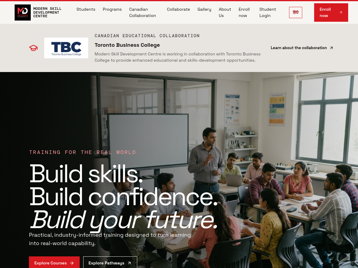 Modern Skill Development