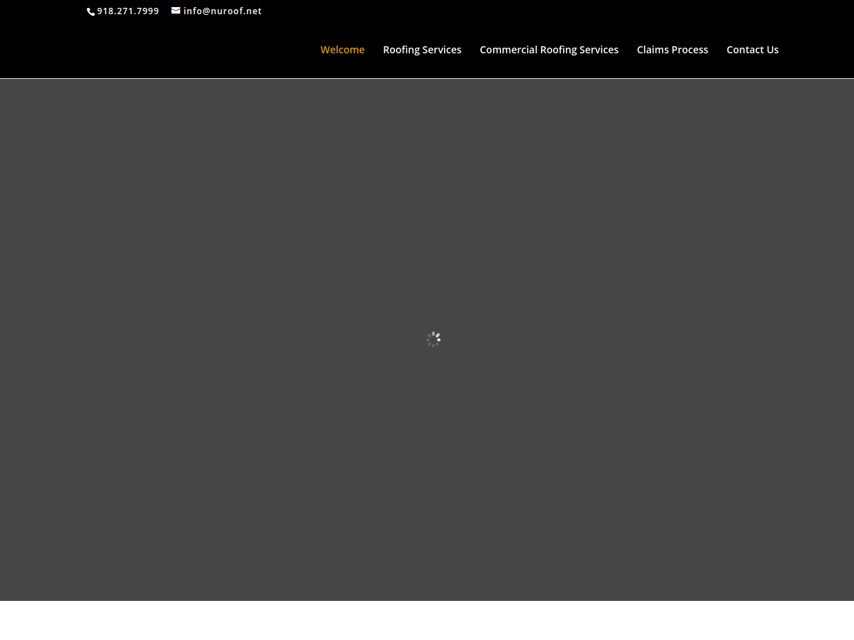 NuRoof & Construction website screenshot