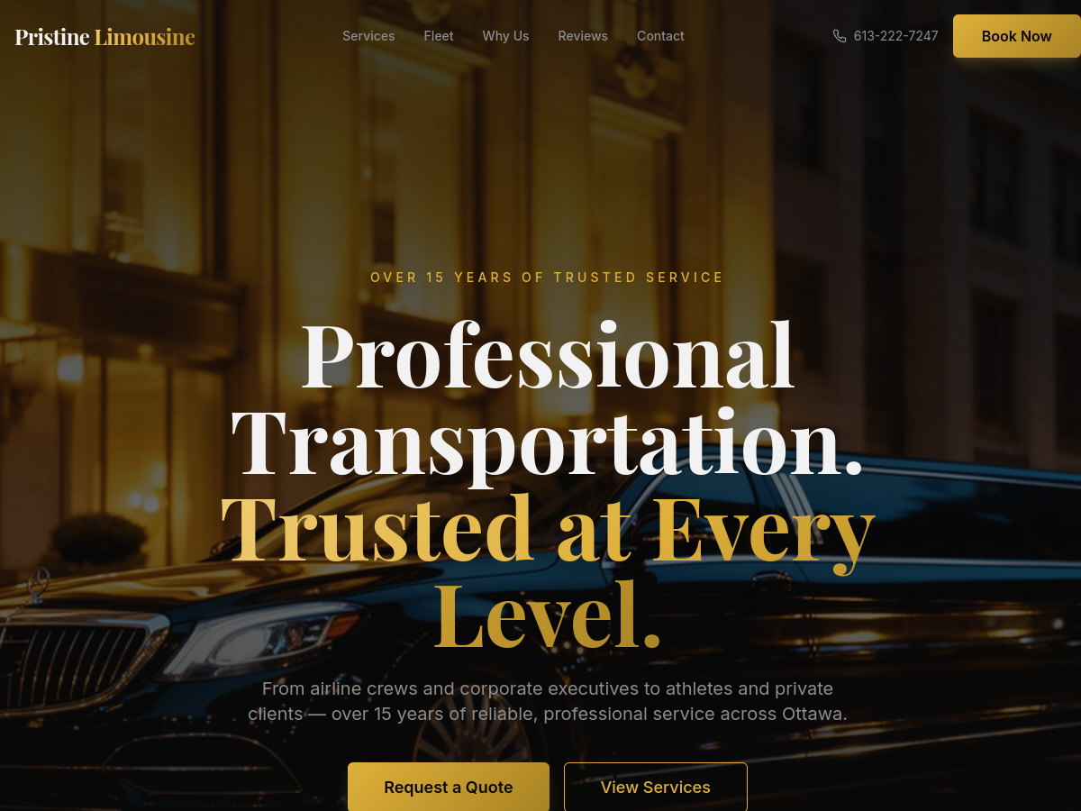 Pristine Limos screenshot