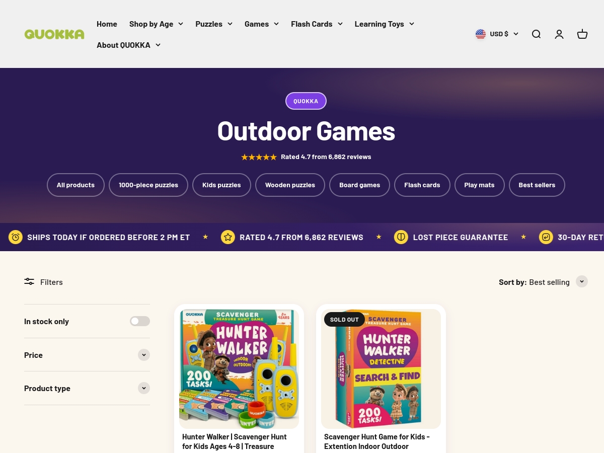 QUOKKA website screenshot