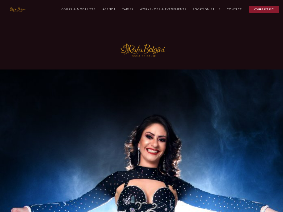 Aperçu du site École de danse orientale