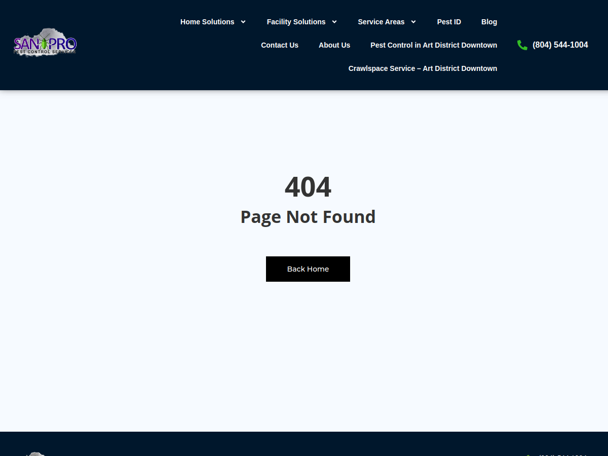 SanPro LLC website screenshot