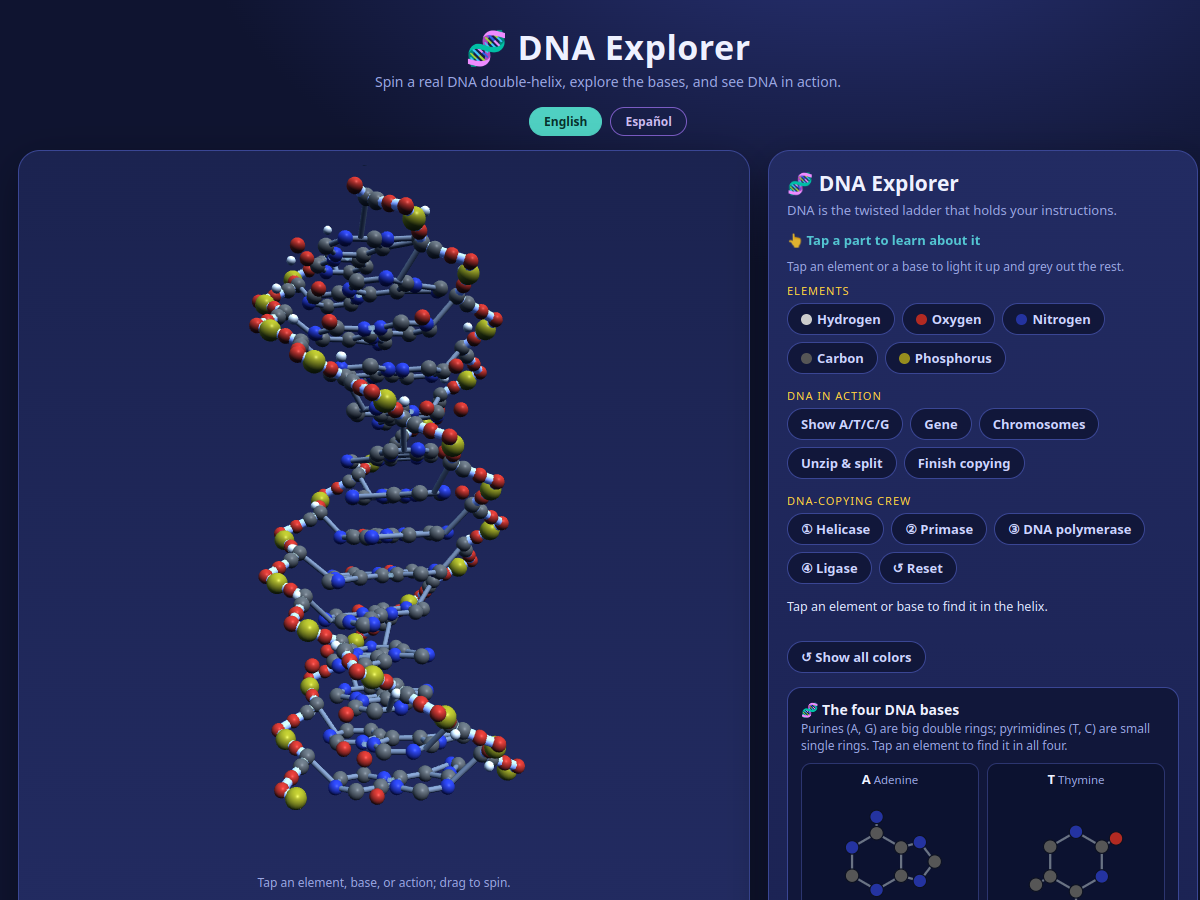 Preview of DNA Explorer