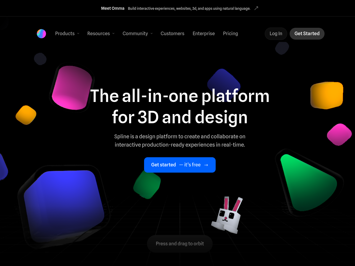 Spline AI website screenshot