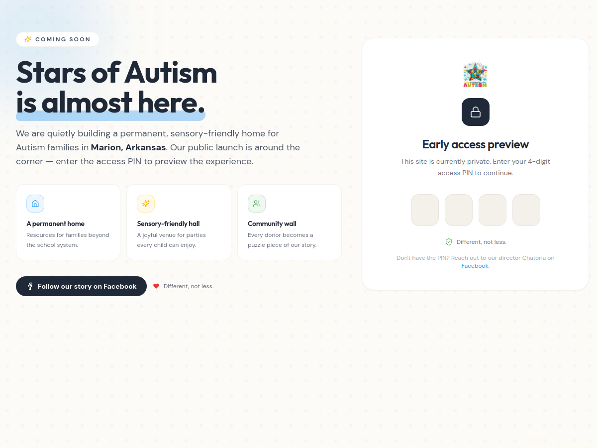 Stars of Autism — Nonprofit