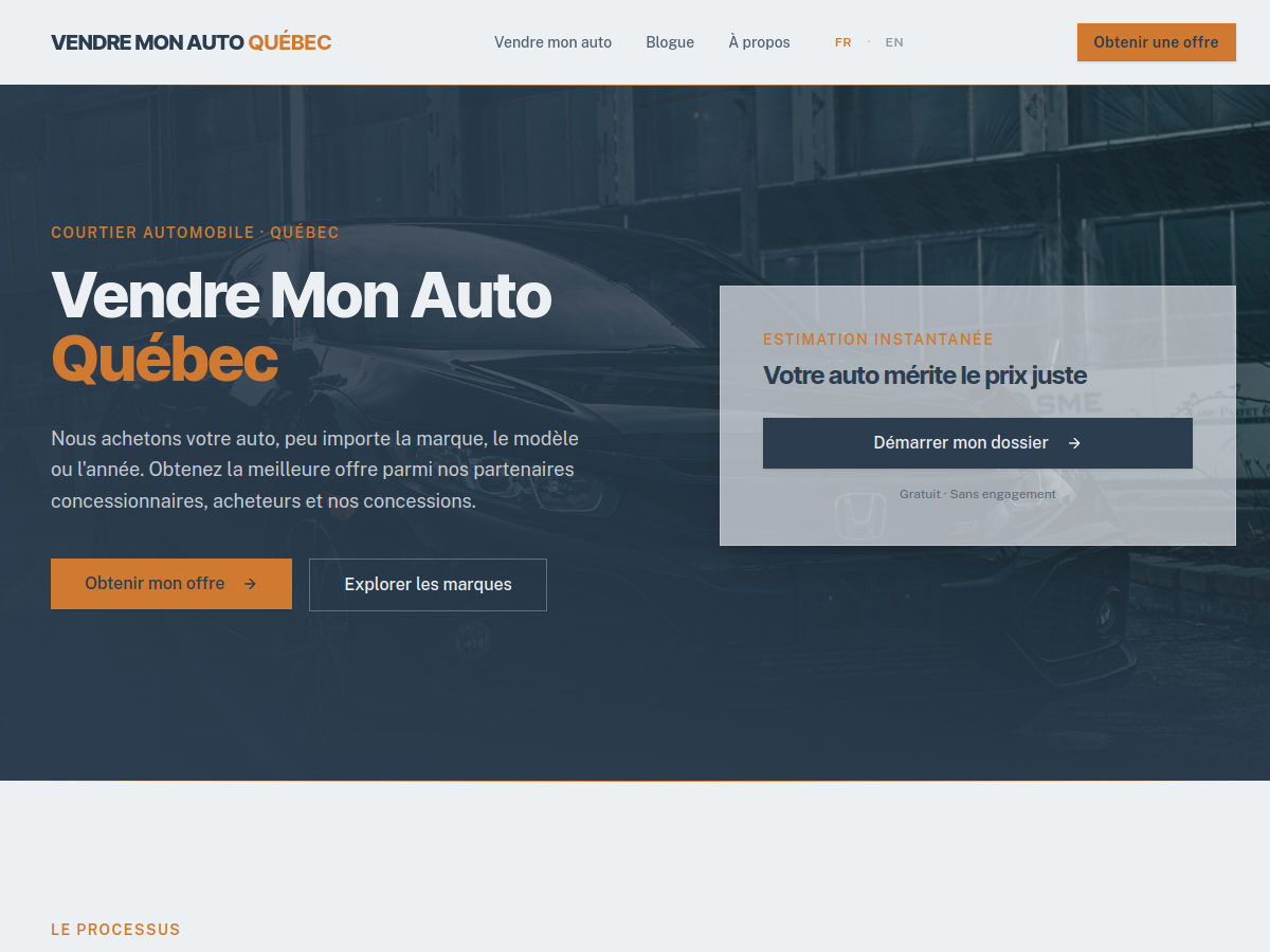 Vendre Mon Auto Québec