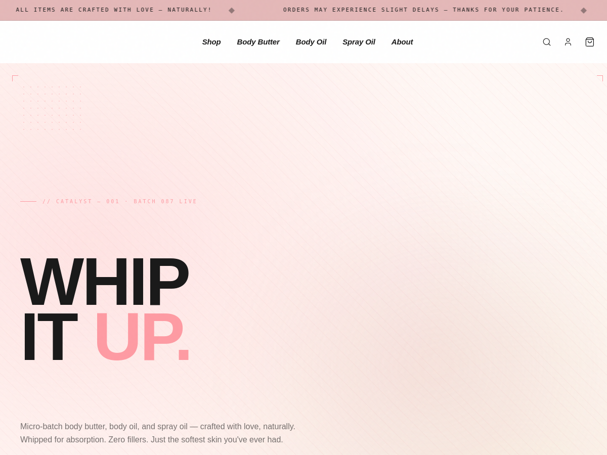 Whip It Up — E-Commerce