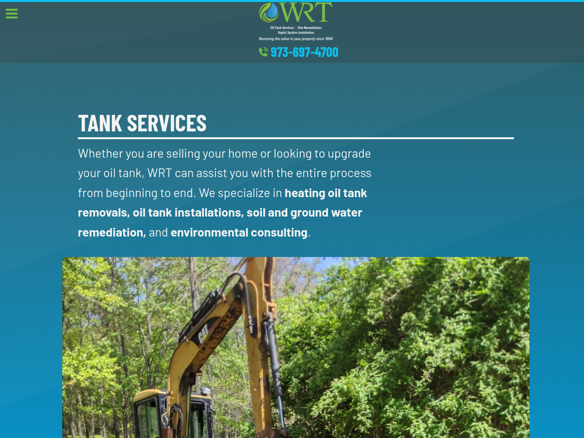 Water Resource Technologies website screenshot