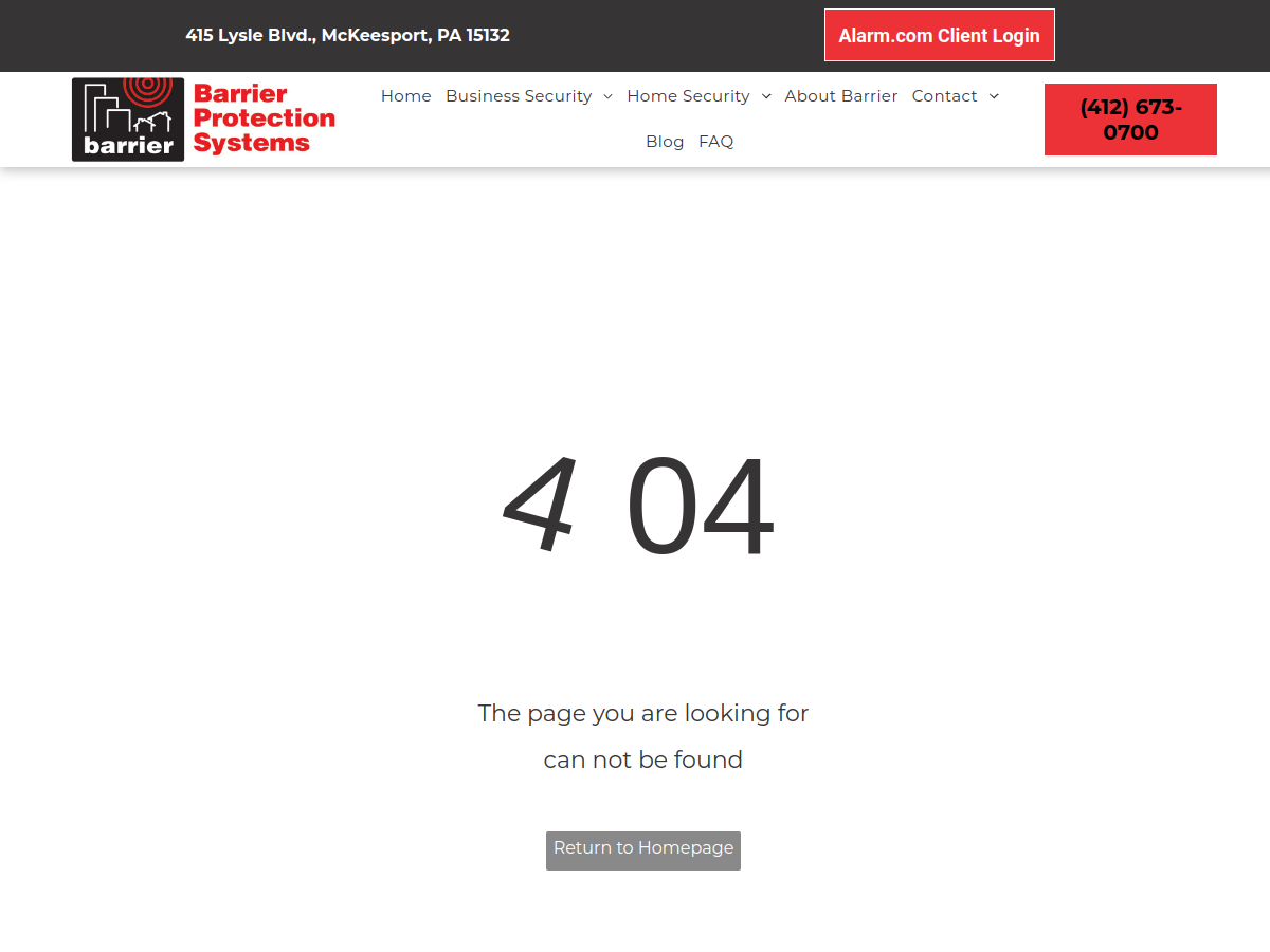 Barrier Protection Systems Inc website screenshot