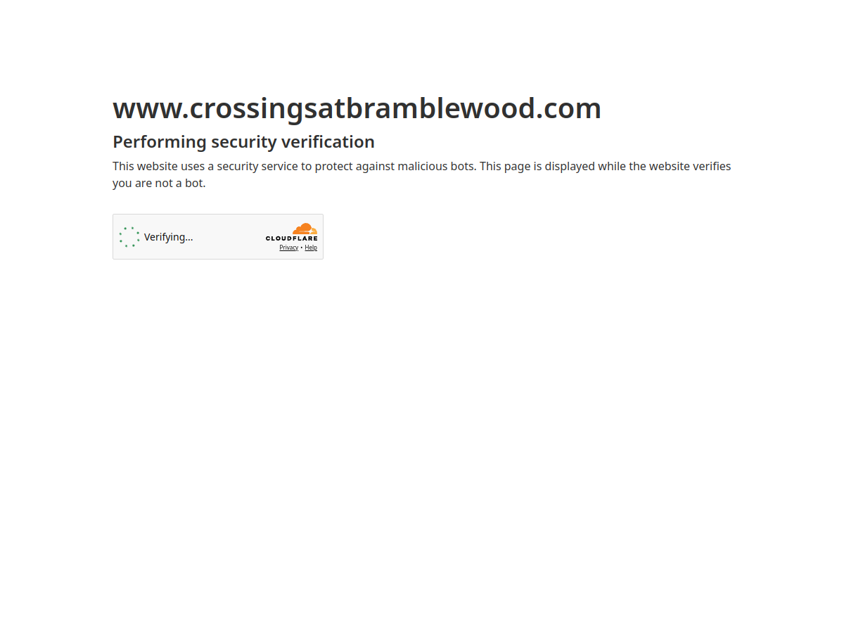 The Crossings at Bramblewood Apartment Homes website screenshot