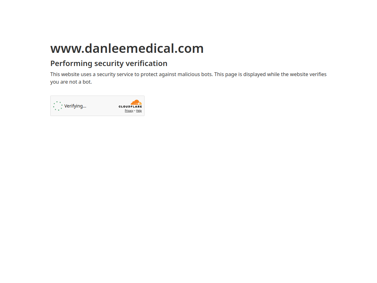 Danlee Medical Products, Inc. website screenshot