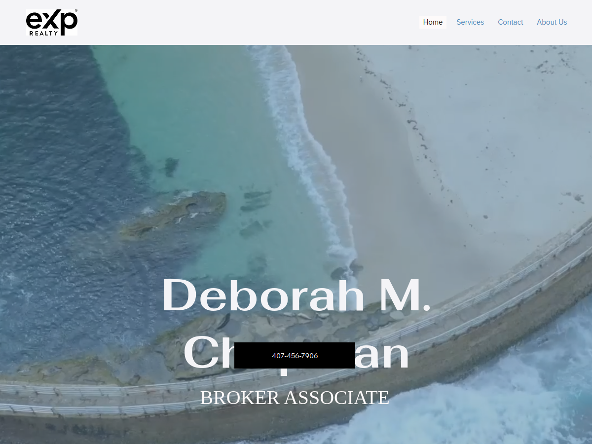 Deborah Marie Chapman Realtor website screenshot