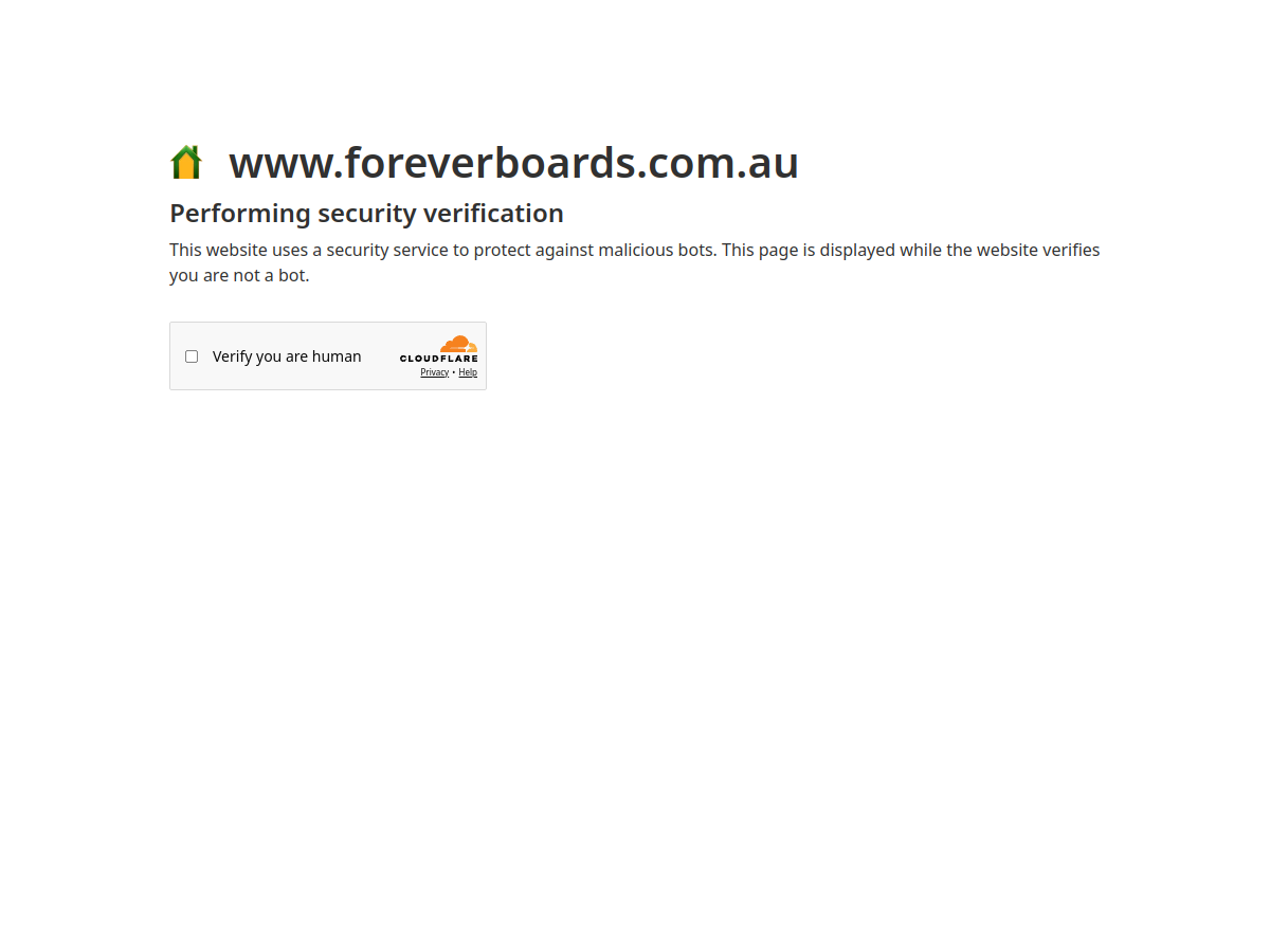 Forever Boards website screenshot