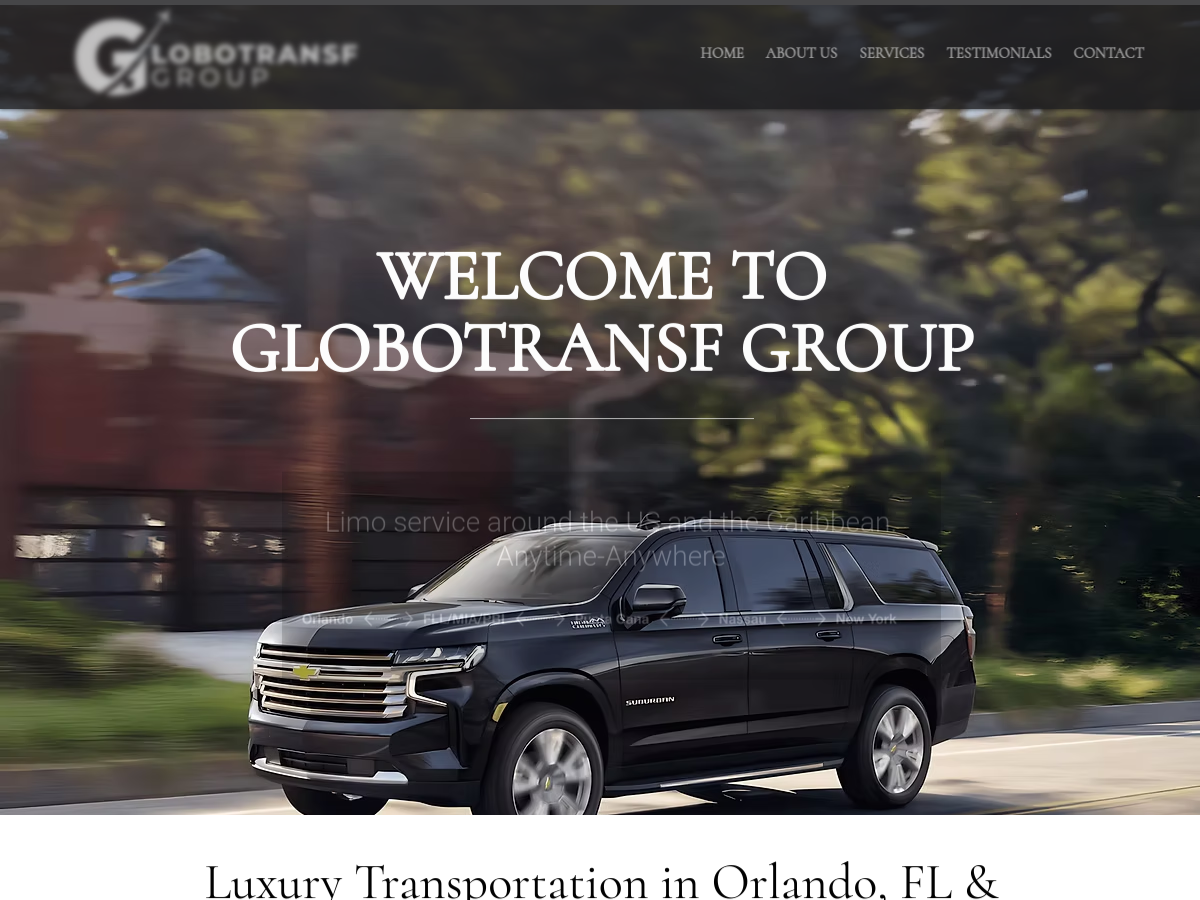 Globotransf Group website screenshot