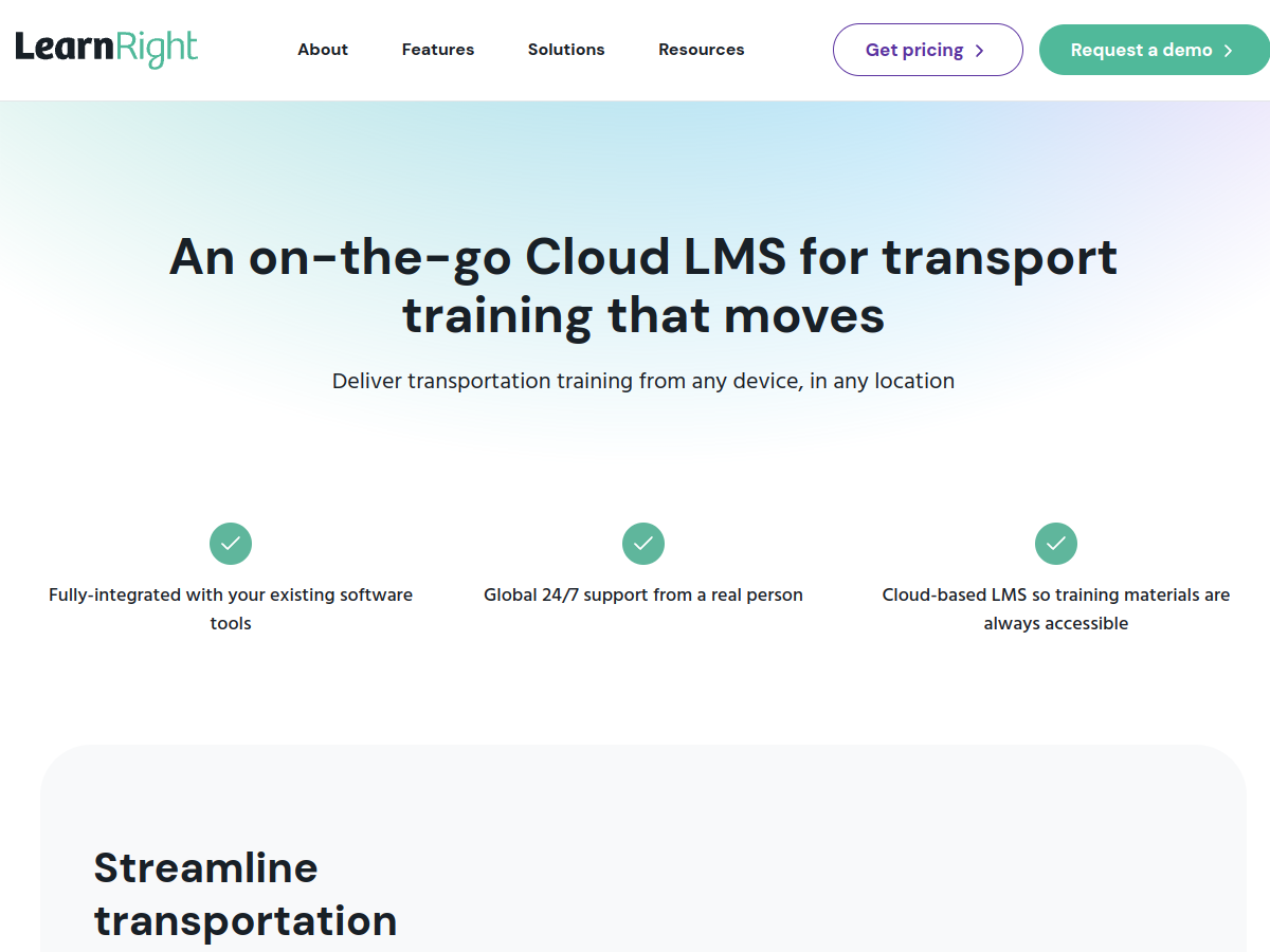LearnRight website screenshot